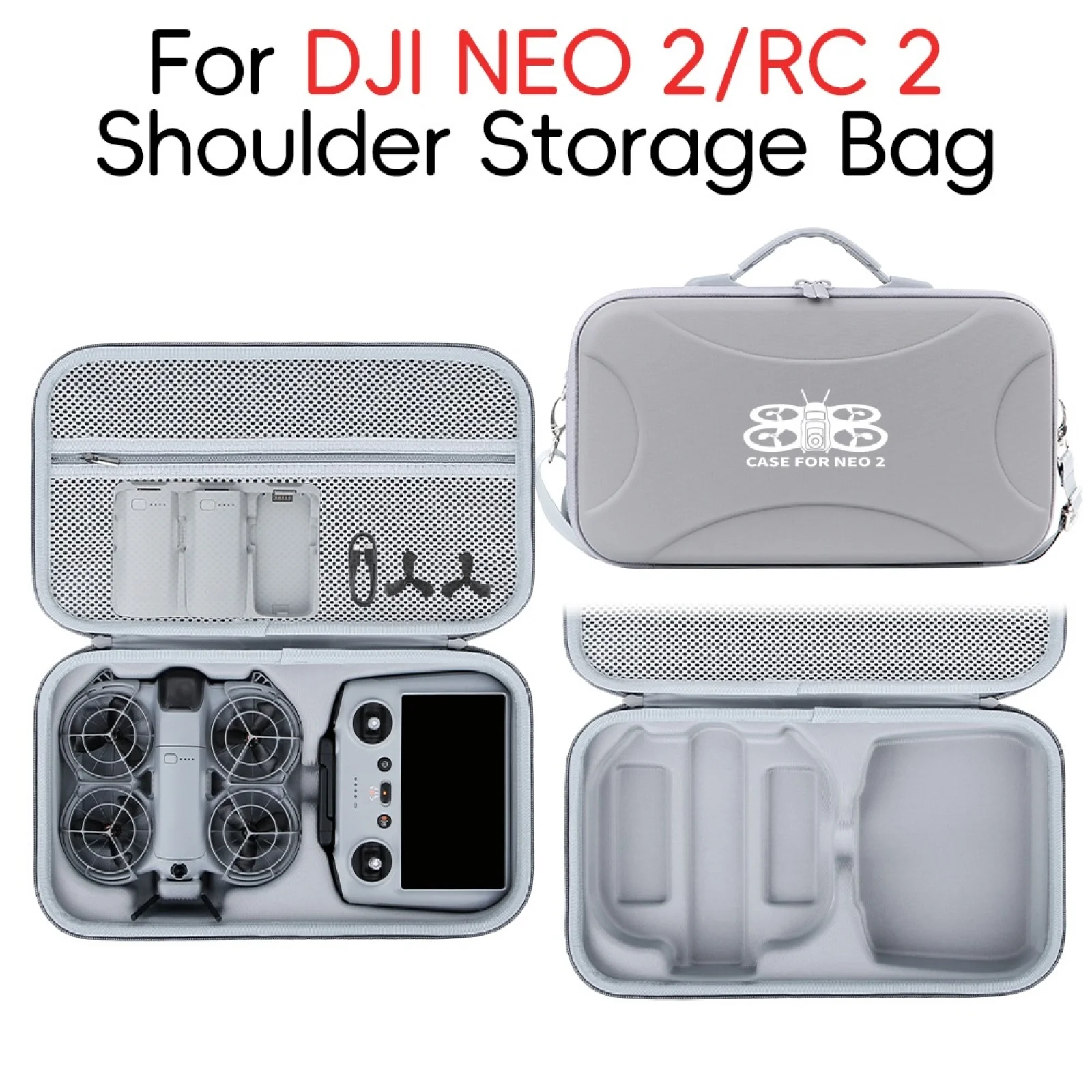 DJI Neo2 RC 2 올인원 보관 케이스 (숄더 스트랩 포함)