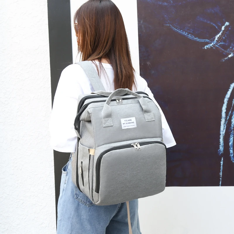 

2023 New Fashion Casual Waterprooof Nylon Daily Bags Popular Portable Women Cute Backpacks With BIg Pockets Students Schoolbags