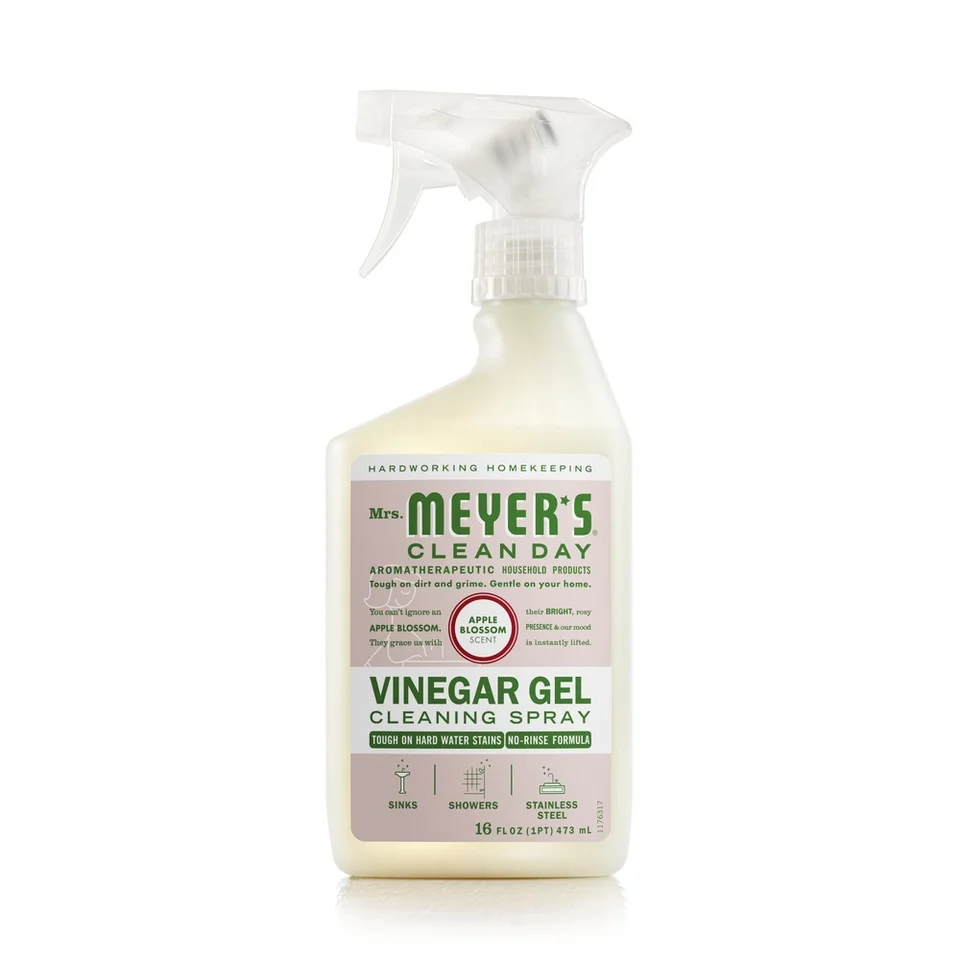 Vinegar Gel Cleaning Spray No Rinse Apple Blossom