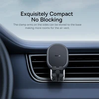 Baseus Car Phone Holder Metal Silicone 4