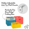 Toy Storage Organizer and Bookcase with Cubbies and Veggie Storage Bins for Home Organization Bookshelf and Containers 5