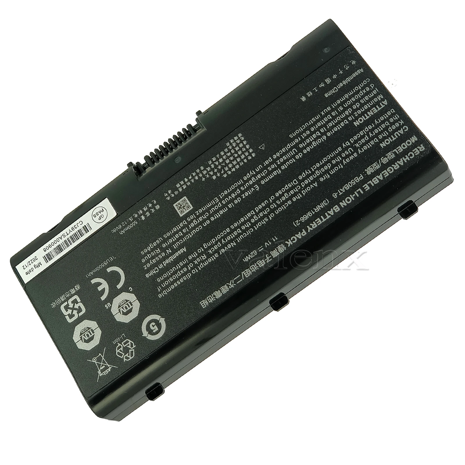 Bateria do Portátil para Sager Np8371 Np8356 Np8454 Np8377 para Schenker Xmg Pro 15 17e20 17-m19 Mcz Xmg Apex 15 Pb50bat6 - Imagem 2