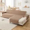 Waterproof L Shape Sofa Cover for Living Room One Piece Slipcover Right Left l Shape Corner Couch Covers Furniture Protector 5