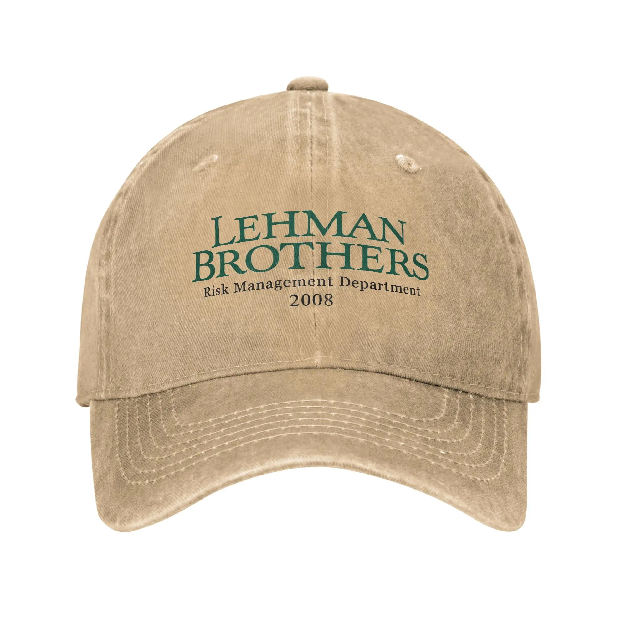 Lehman Brothers Risk Management 2008 Financial Crisis Intern Baseball Cap Sommer Trucker Hat Snapback Cap Herren Baseball Caps