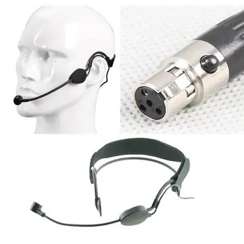 MiCWL Copricapo ME3 Microfono a condensatore per Shure UR1 ULX SLX PGX QLX Audio Sistema Boday wireless Mini TA4F