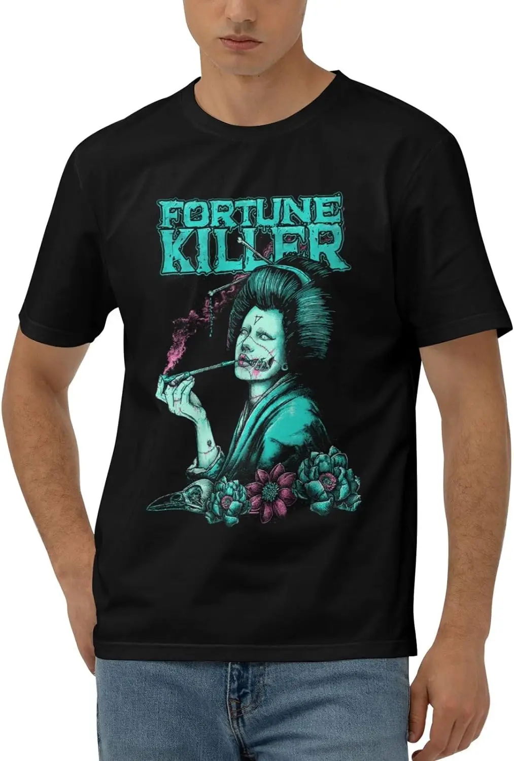 

Shirt Men's Hip Hop Graphic Tees Summer Short Sleeve Printed Cotton T Shirts