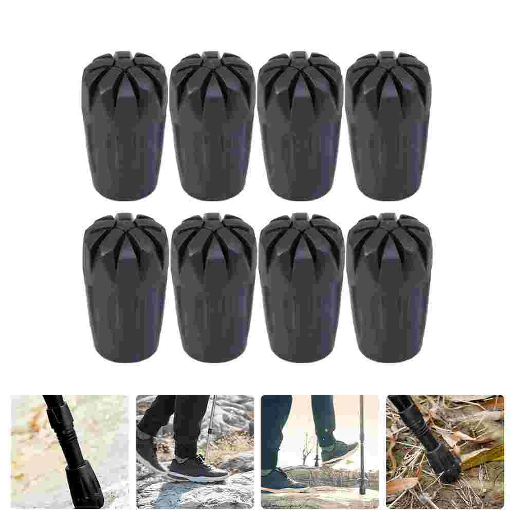 

Anti-skid Walking Pole Tip Cover Pad Protector for Walking Hiking Rubber Trekking Pole Tips Protector Replacement Accessory