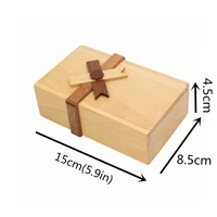 Puzzle Gift Case Box with Secret Compartments Wooden Money Box to Challenge Puzzles Brain Teasers for Adults Kids 1
