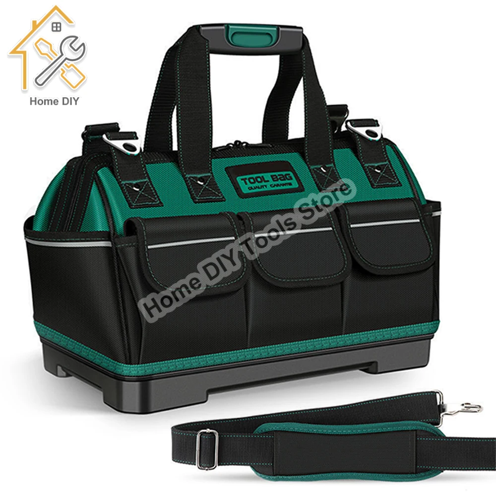 

Electrician Tool Bag Multi-Function 680D Oxford Cloth Waterproof Multi-Pocket Storage Hand Bag Large Capacity Tool Bag