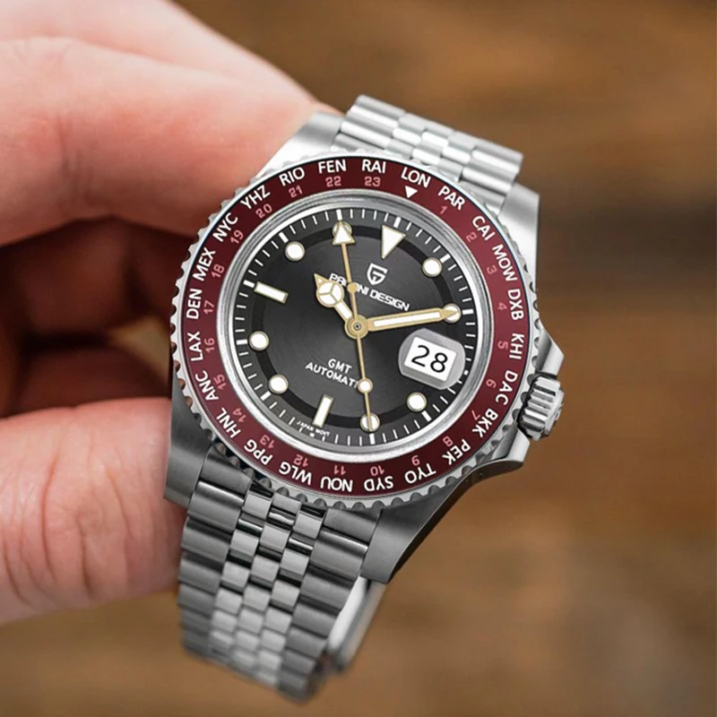 Pagani Design パガーニ　機械式　自動巻　GMT Amazon.com: PAGRNE DESIGN Pagani Design Watches for Men