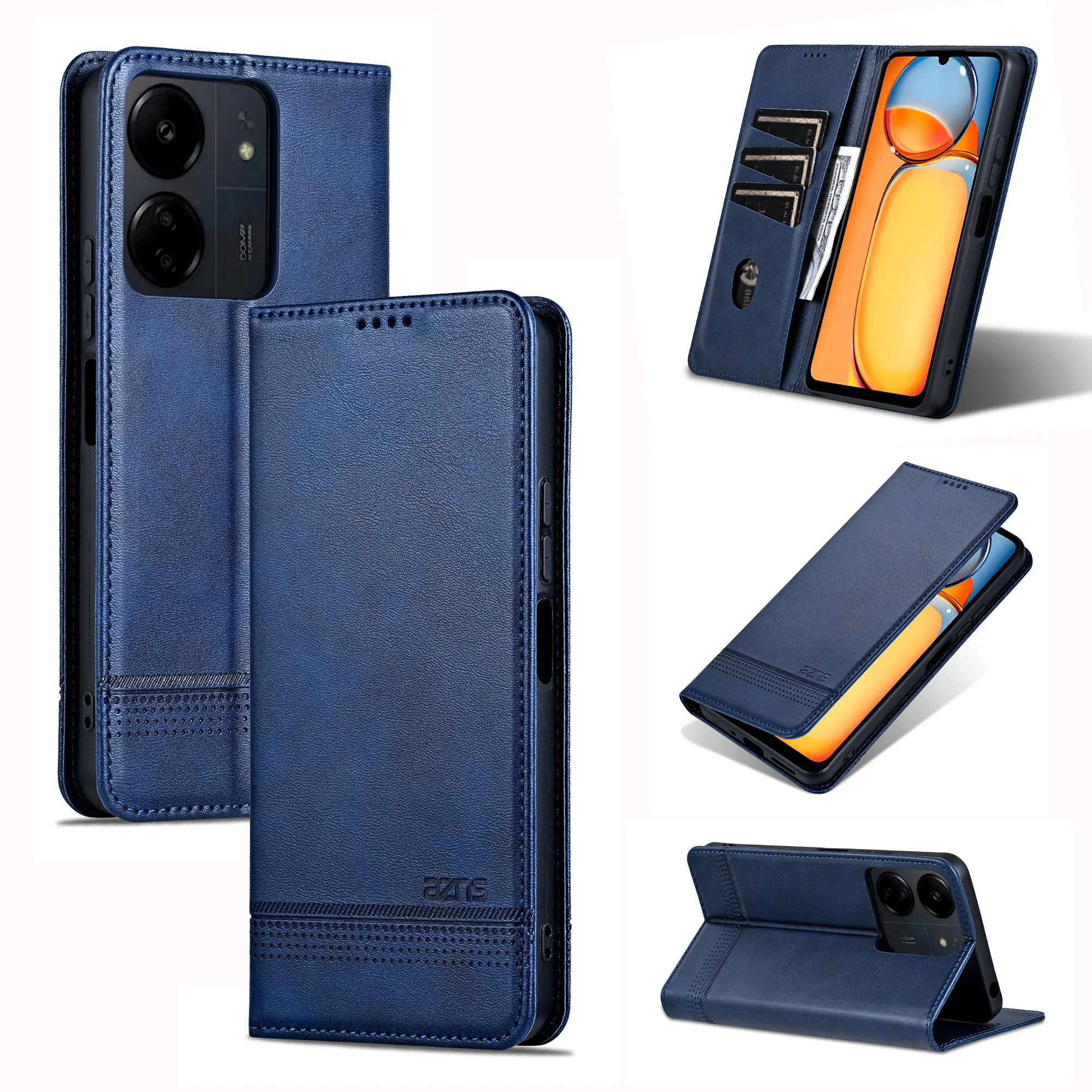 

Кожаный Чехол для Xiaomi Poco C65 4G защита от падения Чехол для телефона Чехол для Xiaomi Poco C65 версия Чехол