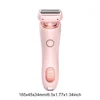 Women Electric Epilator 2 in 1 Body Hair Removal Razor Waterproof Rechargeable Bikini Trimmer for Pubic Legs Underarms Face Hair 6