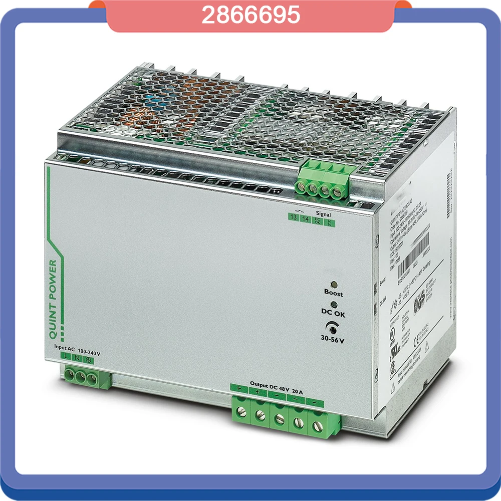 2866695 For Phoenix Power Supply Unit - QUINT-PS/1AC/48DC/20 3 2866695 For Phoenix Power Supply Unit - QUINT-PS/1AC/48DC/20