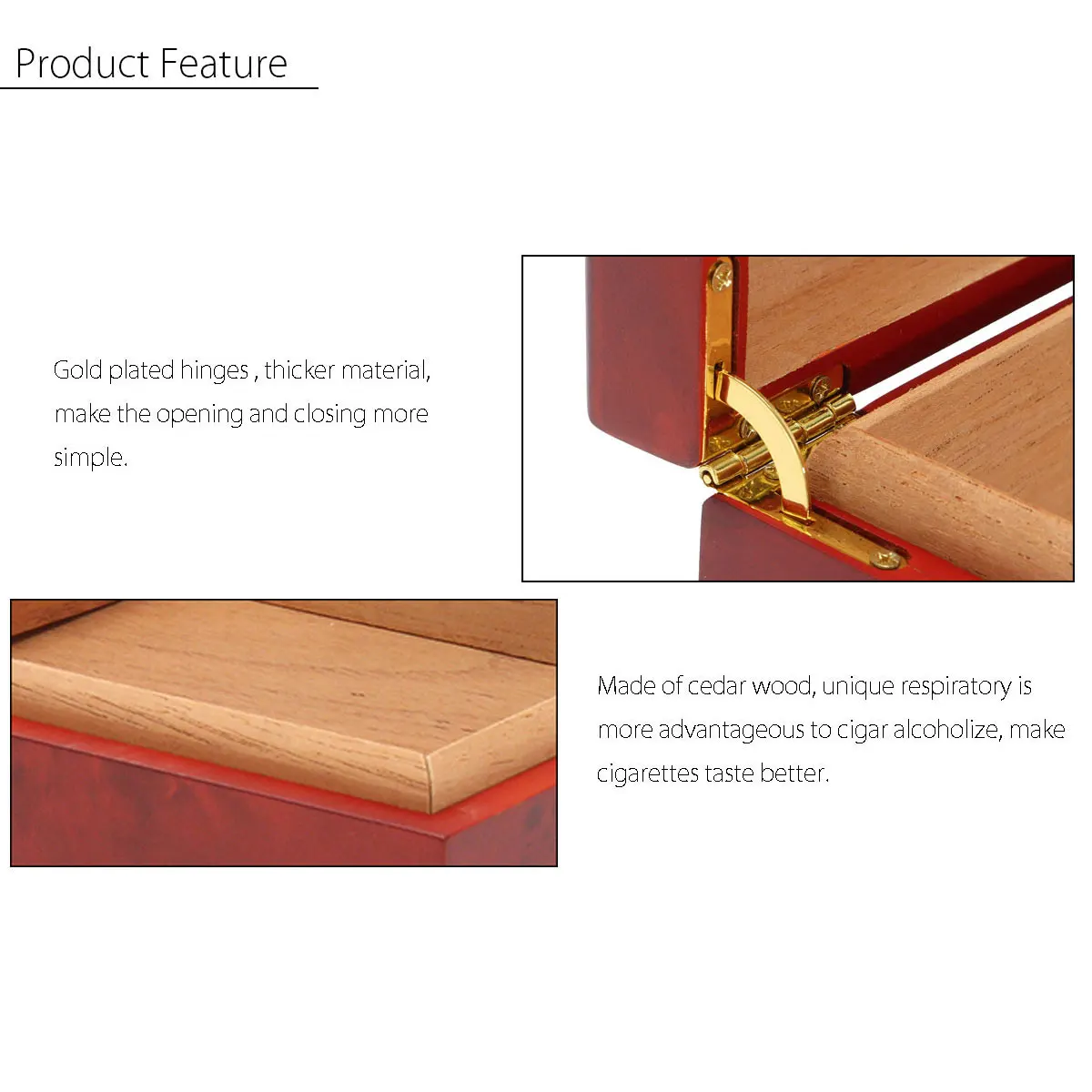 ダルシマー 4弦 木製 ブラウン ケース付き Amazon.com: Tesonway Cigar Humidor, Cedar Wood Humidor Cigar