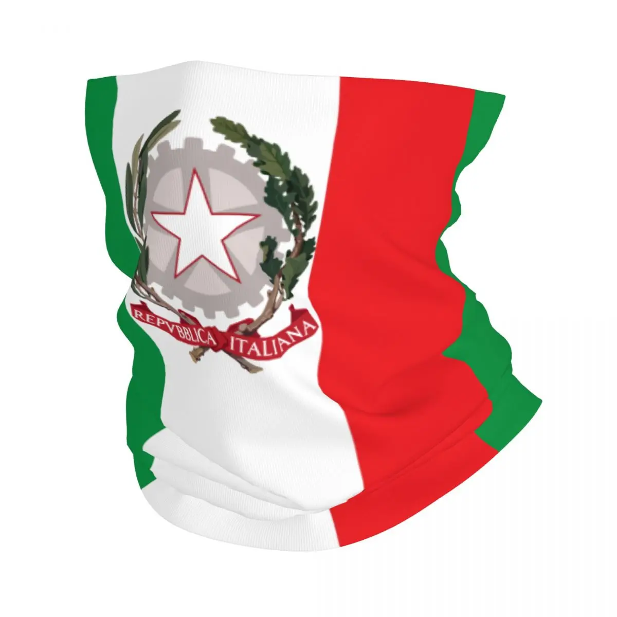 

Герб Италии, гетры на шею для мужчин и женщин, УФ-защита для лица, зимний итальянский флаг, бандана, шарф для пеших прогулок