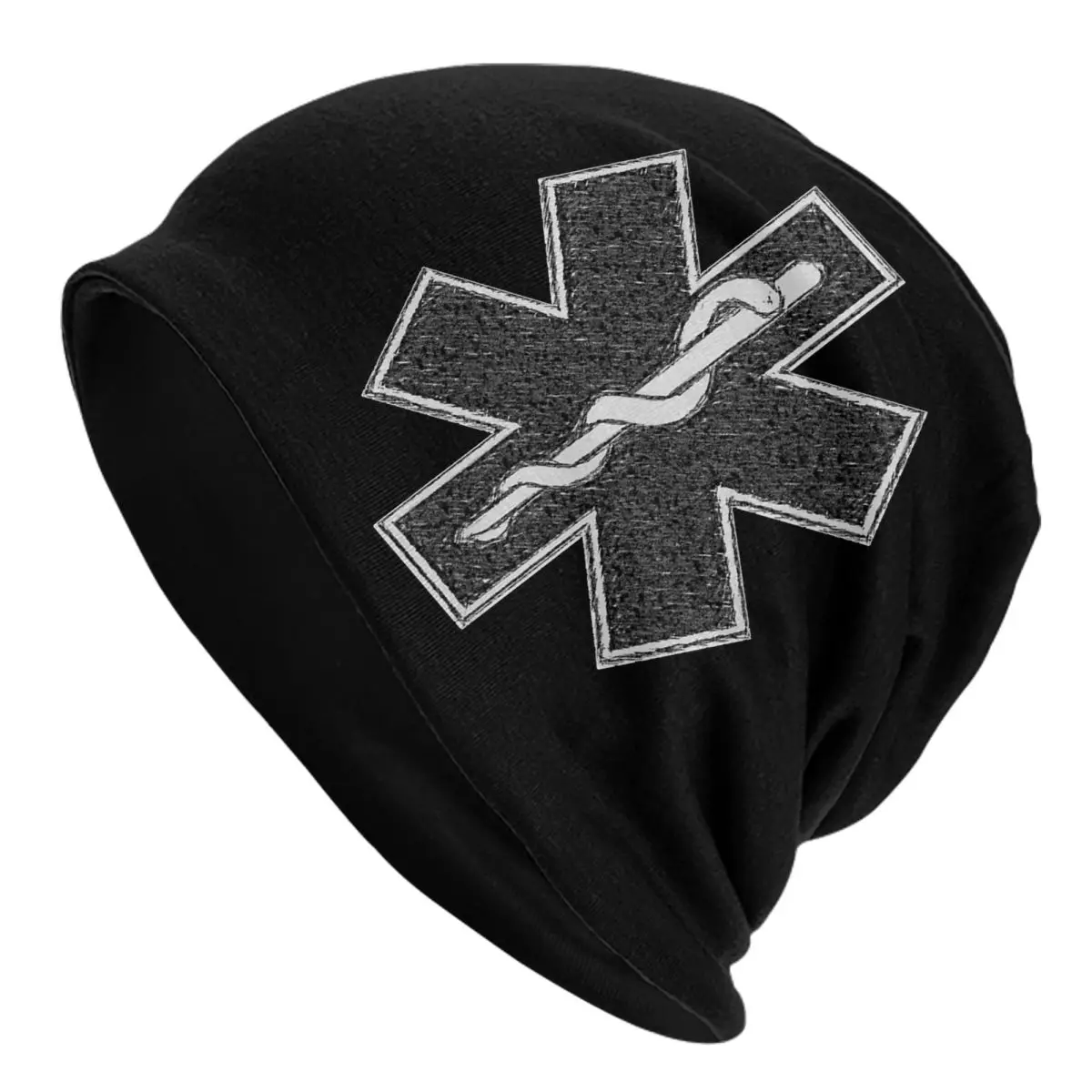 

Star Of Life EMT Paramedic Emergency Medicine Skullies Beanies Hat Casual Unisex Outdoor Caps Warm Dual-use Bonnet Knitting Hats