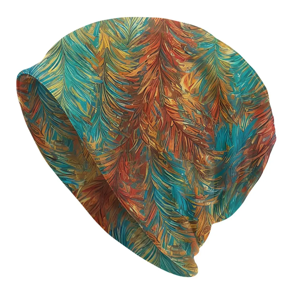 

Vintage Bonnet Homme Outdoor Thin Skullies Beanies Feathers Caps For Men Women Novelty Hats
