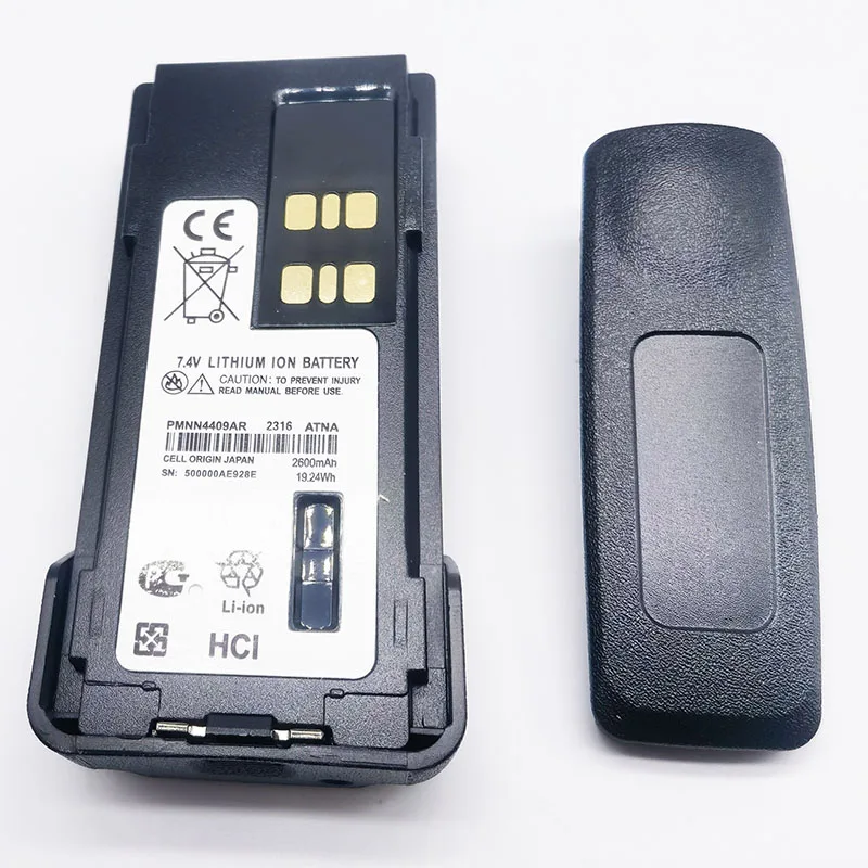 New PMNN4409AR 2600mAh Li-Ion Battery w/ Type-C Charging Port PMNN4409 for Motorola XPR3500 XPR7350 DP4400 DP4600 DP4800 P6600i dp4800 walkie talkie 2800mah usb type c charge support original charger charging for motorola apx1000 xpr7550 walkie talkie
