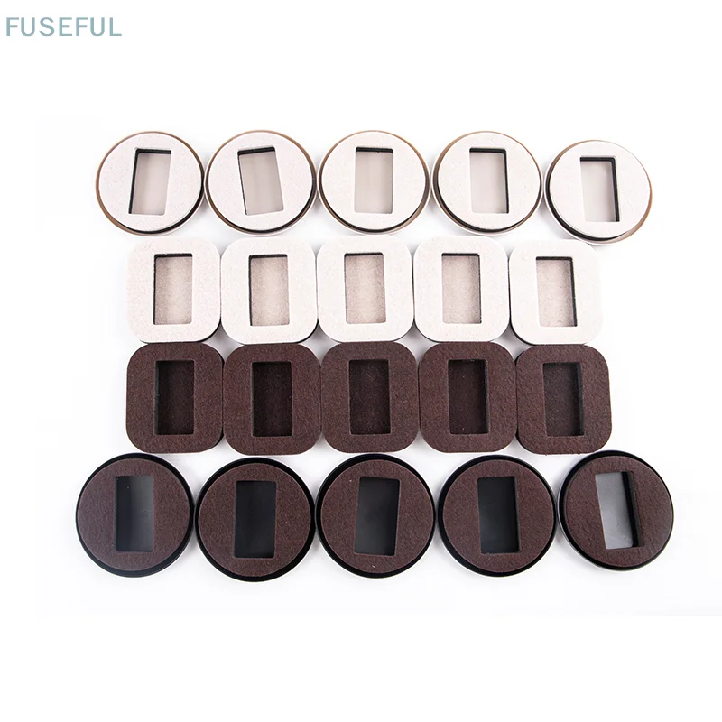 Description Picture 3 of item5*Office Chair Wheel Stopper Furniture Caster Cups Hardwood Floor Protectors Anti Vibration Pad Chair Roller Feet Anti-slip Mat