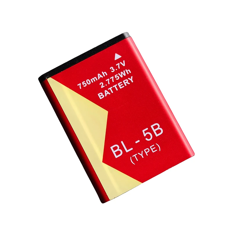 Batteria Sostitutiva 750Mah Bl-5B Per Nokia 3220, 3230, 5140, 5140I, 5500 Sport, 6020, 6021, 6080, 6120 Classic, 6230, 7260, N80