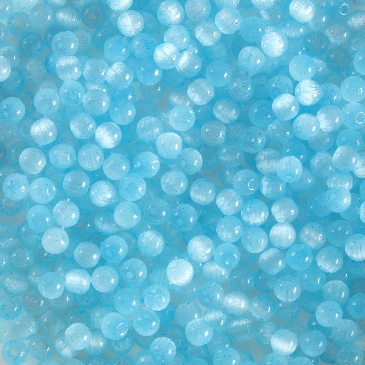 Light Orange Cat Eye Glass Beads for DIY Jewelry and Accessories