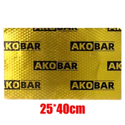Premium Car Audio Soundproofing Butyl Mat - Noise Reduction and Insulation Upgrade (Golden)