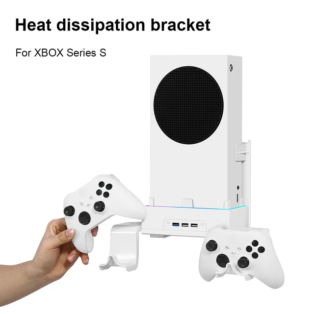 Support Mural À Dissipation Thermique, Support De Rangement À Base De  Radiateur, Poignée De Jeu, 7 Modes D'éclairage Pour Xbox Série S -  Accessoires - AliExpress