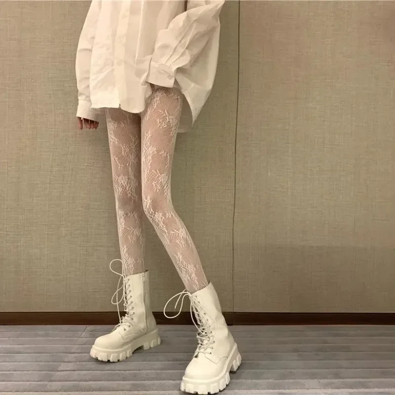 Women Sexy Black White Lolita Hollowed