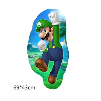 بالون من رقائق معدنية لشخصية سوبر ماريو الكرتونية 11