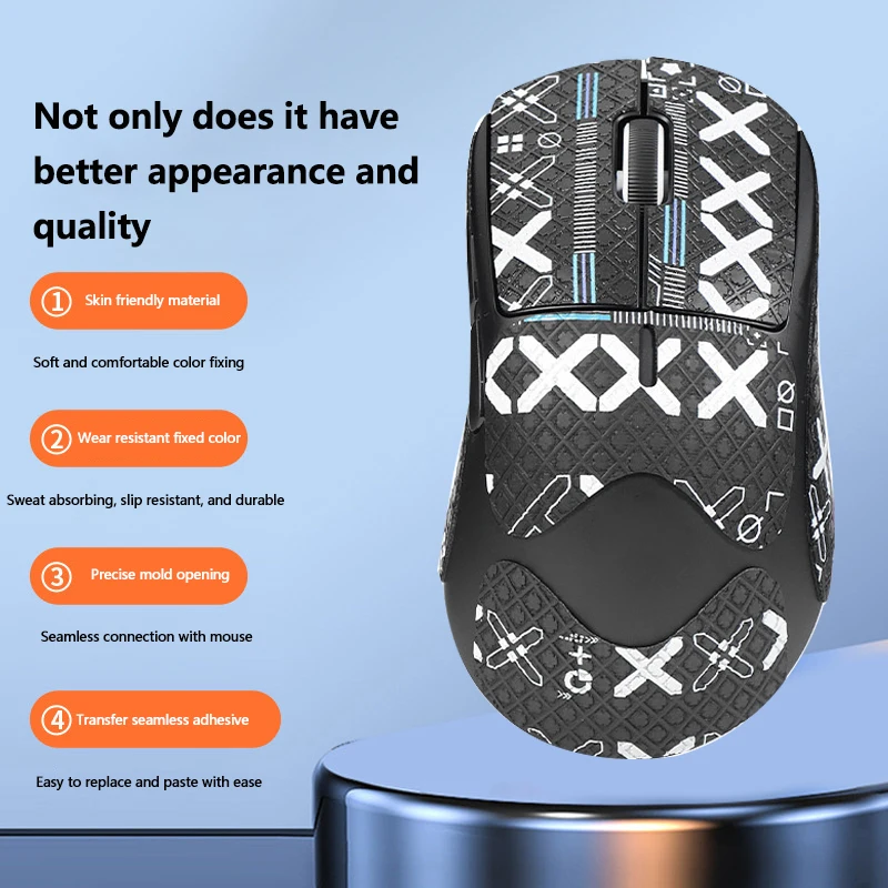 Anti-Slip Mouse Sticker Suck Sweat Grip Tape for GPW4 for PRO X SUPERLIGHT 2 DEX Gaming Mouse E-Sports Gamer