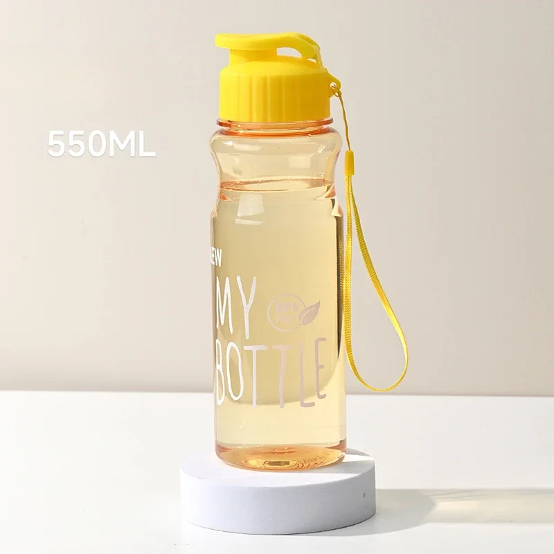 thumbnail image 1 of Botella de Agua deportiva Liuwei 500 ml Transparente a prueba de fugas, 1 of 5