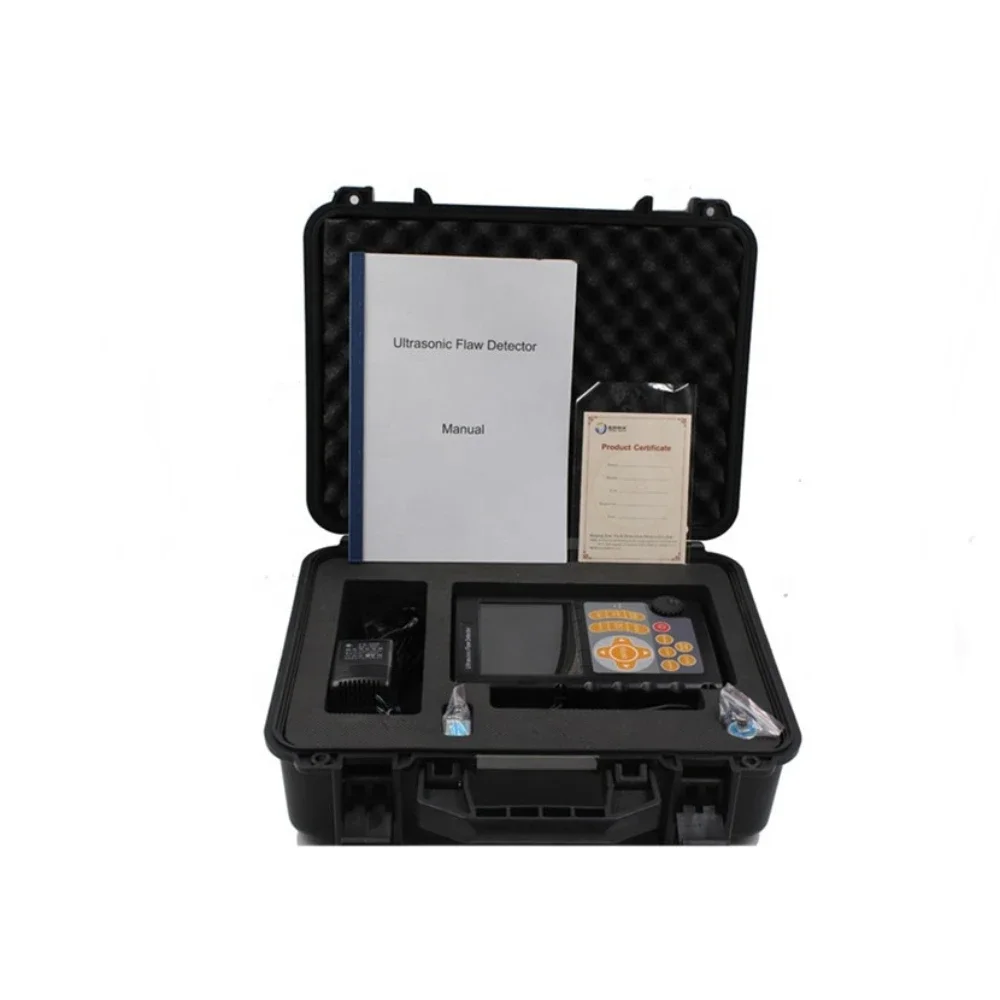 JUT800 Digital Ultrasonic Flaw Detector NDT flaw Detection Equipment With Probe For Nde Inspection
