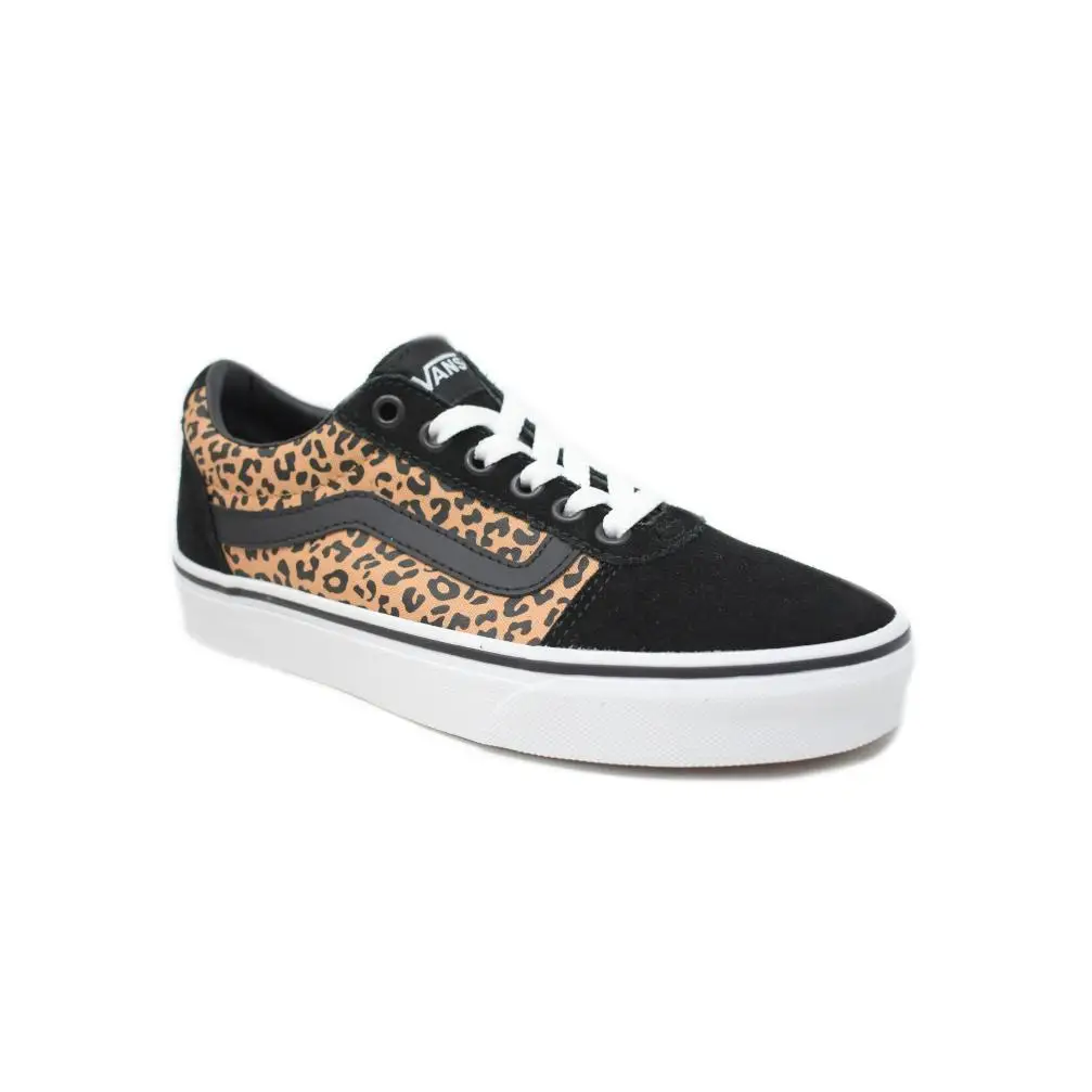 Zapatilla Vans Voor Vrouwen Sport Nieuwe Seizoen Wm Ward (Cheetah)  VN0A5HYO36I1. Luipaard Print Canvas Slipper Op Een Stevige Stof. Lace Up  Sluiting Op De Wreef.|Slippers| - AliExpress