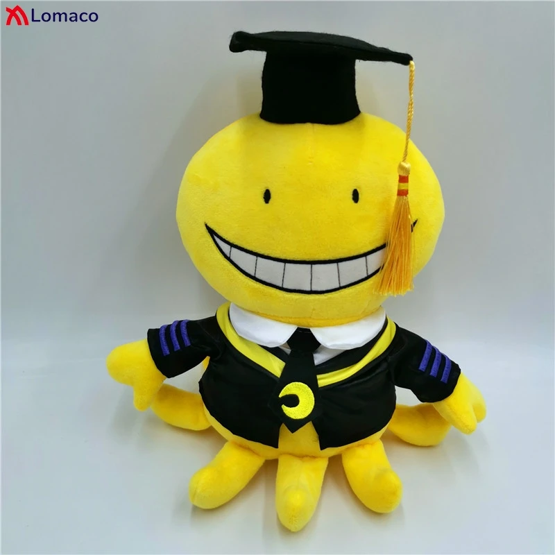 Cute Octopus Doll Korosensei Koro Sensei Teacher Plush Stuffed Dolls Toy Graduate Kids Assassination Classroom Cosplay Accessory