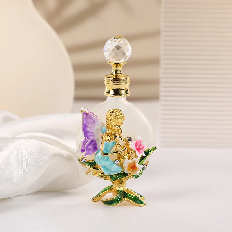 60pcs 15ml Patented Daffodil Girl Flower Fairy Enamel Perfume