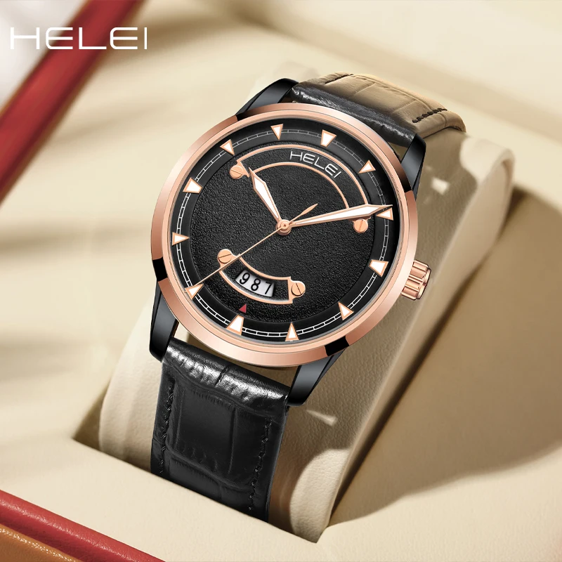 HELEI2024 hot models hundred hot models jazz series multi-function quartz movement men's quartz watches men's watches