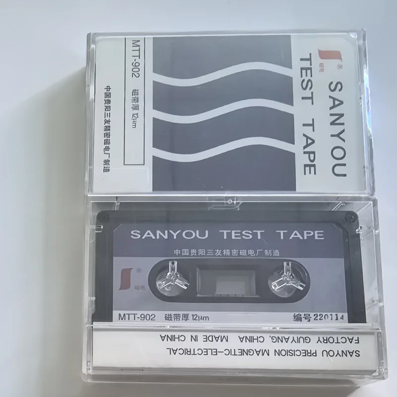 TEST TAPE SANYOU MTT-902 and TCC-902 12&mu;m thick built-in mirrors observe tape operation