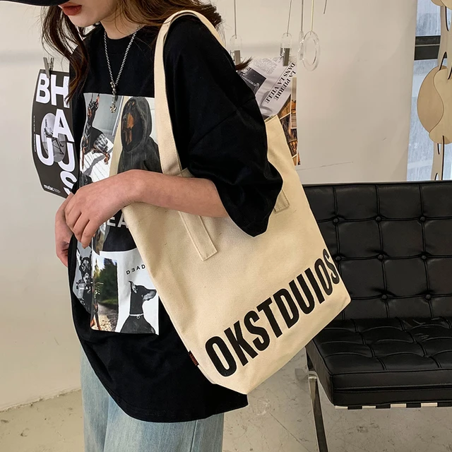 Casual Large-capacity Bag Female 2023 Spring/summer New Canvas Bag