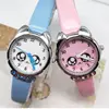 Children Cartoon Watch Girl's Quartz Watch Primary School Boy's Cute Leather Belt Simple Crystal Clock Baby Gifts Droppshipping 2