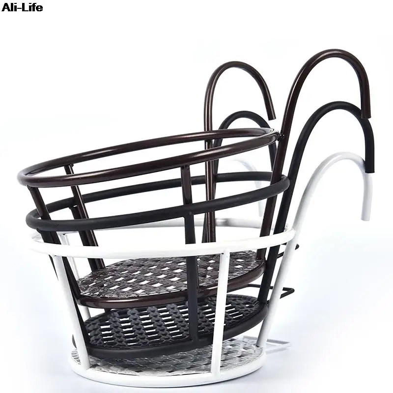 Hanging Type Versatile Lightweight Metal Plants Stand Plant Shelf Rack For Indoor Balcony Flower Stand Green Hanging Orchid