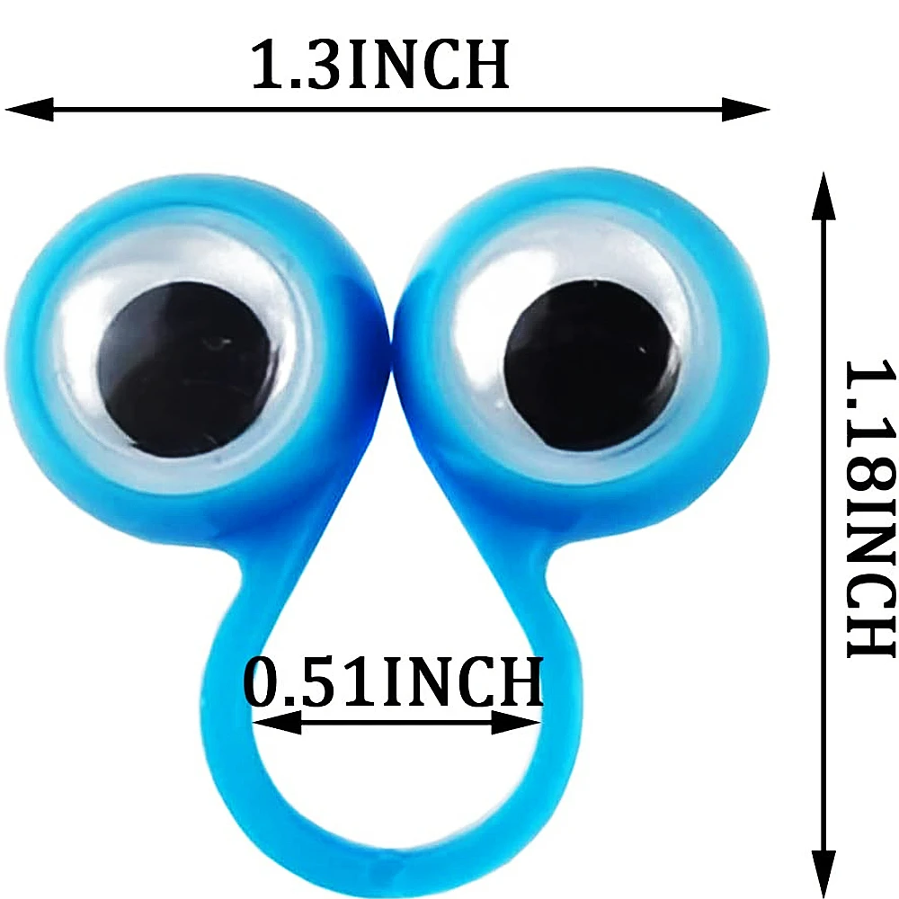 SUPVOX 50 stuks Eye vingerpop, educatief vingerspeelgoed, grote ogen, feestgunst, speelgoed voor kinderen (willekeurige kleur SUPVOX 50 stuks Eye vingerpop, educatief vingerspeelgoed, grote ogen, feestgunst, speelgoed voor kinderen (willekeurige kleur