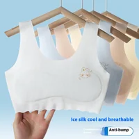 Sous-vêtements de développement pour filles, petit maillot de corps pour étudiantes, collège, lycée, période, Bustier, soutien-gorge fin d'été pour filles 1