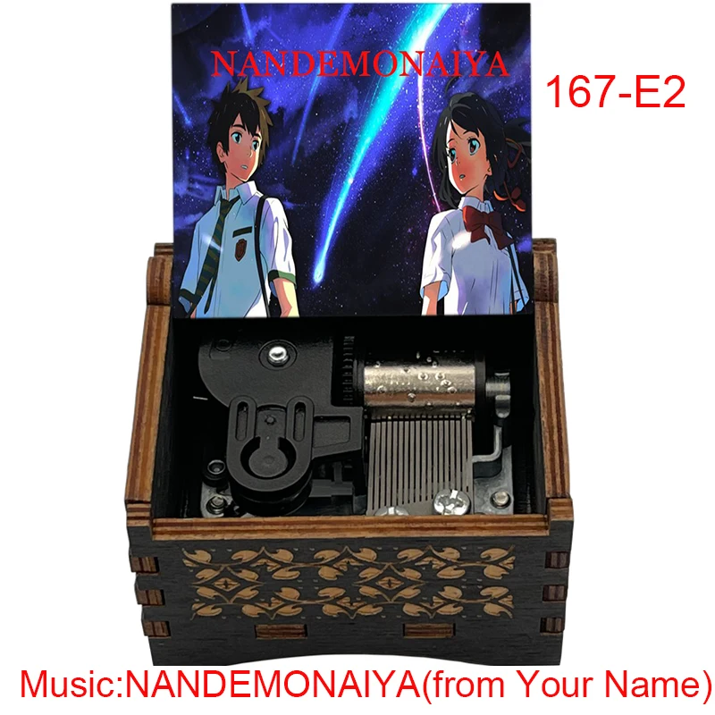 Anime Your Name Kimi no na wa Nandemonaiya Music Box Movie Song Theme Mechanical Cute Birthday Gift Fans Souvenir