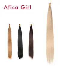 

Africa Girl Straight Bulk Hair Synthetic Hair Braiding Hair Extension 22Inch 150g/Piece With Solid Color Afro Curls For Women
