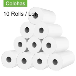 10rolls/Lot 57*25mm Thermal Paper White Children Camera Instant Print Kids Camera Printing Paper Replacement Accessories Parts