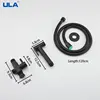 ULA Brass Bidet Faucet Portable Bidet Sprayer Single Cold Water Tap Toilet Faucet Sprayer Douche Bidet Faucet Black/Chrome/Gold 6