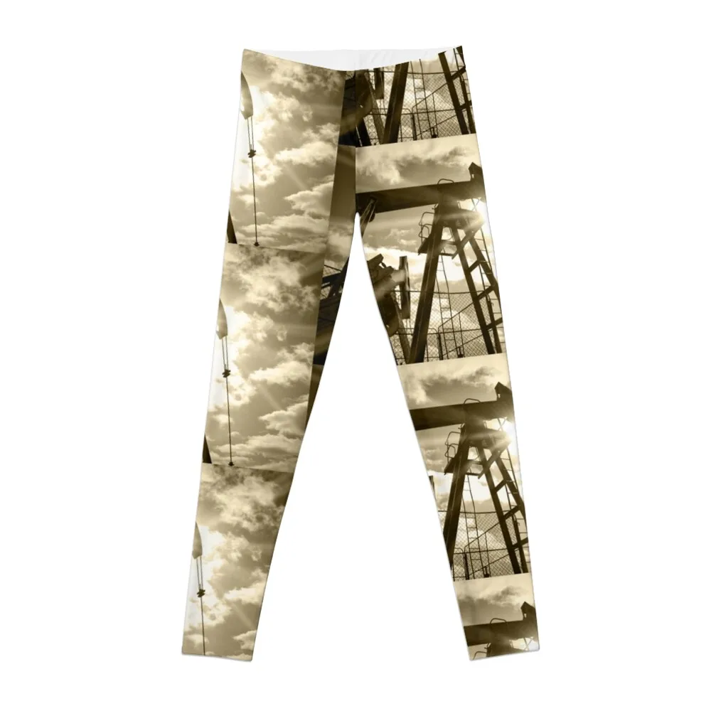 

Oil rig. Leggings Women's fitness Legging sport Womens Leggings