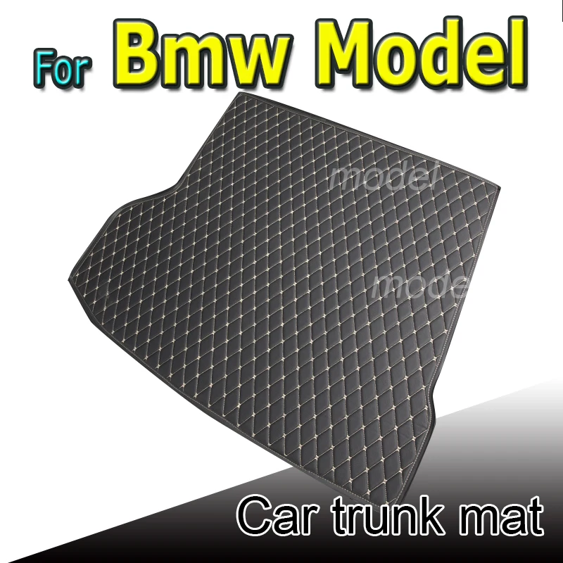 

leather car trunk mat cargo liner for bmw g30 2019 2020 520 530 525 540 535 boot luggage rear rug carpet 5 series