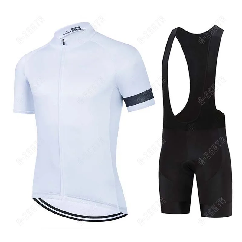 

2022 Pro Team Cycling Jersey Sets cycling Clothing Quick Dry Short Sleeves MTB Bike Clothes 19D Gel Pad Bib Pants Bicycle Shirt