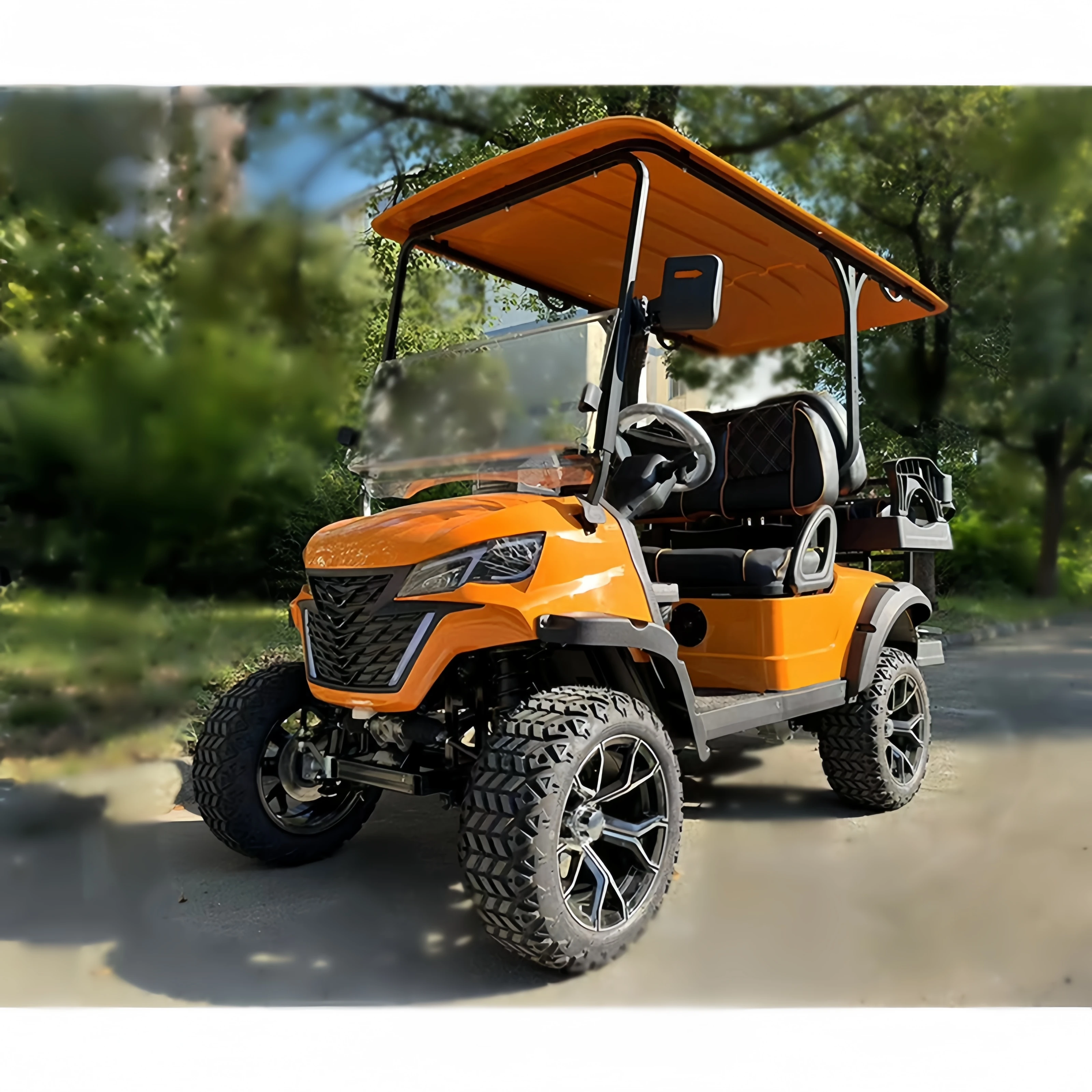 Trustworthy China Supplier Professional Design 6+2 Seats Golf Carts Electric Golf Cart Mini Cart